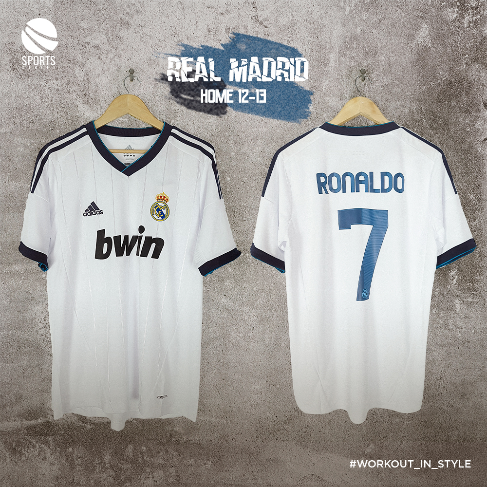 Real Madrid Home Ronaldo Classic Jersey 12-13